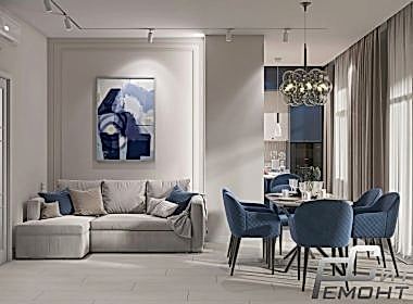 Дизайн 3к квартиры в ЖК Дубрава (ул.Терегулова) 