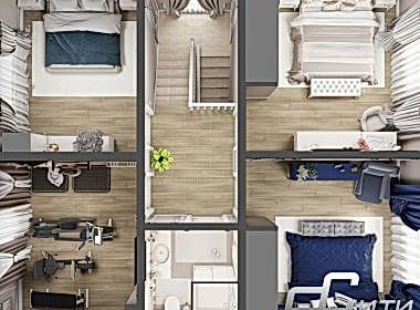 Вид сверху 2-го этажа