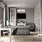 Дизайн 1К квартиры в ЖК Норвежский